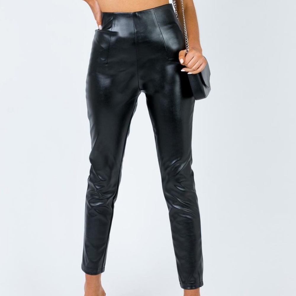 Princess Polly Fake Leather Pants
